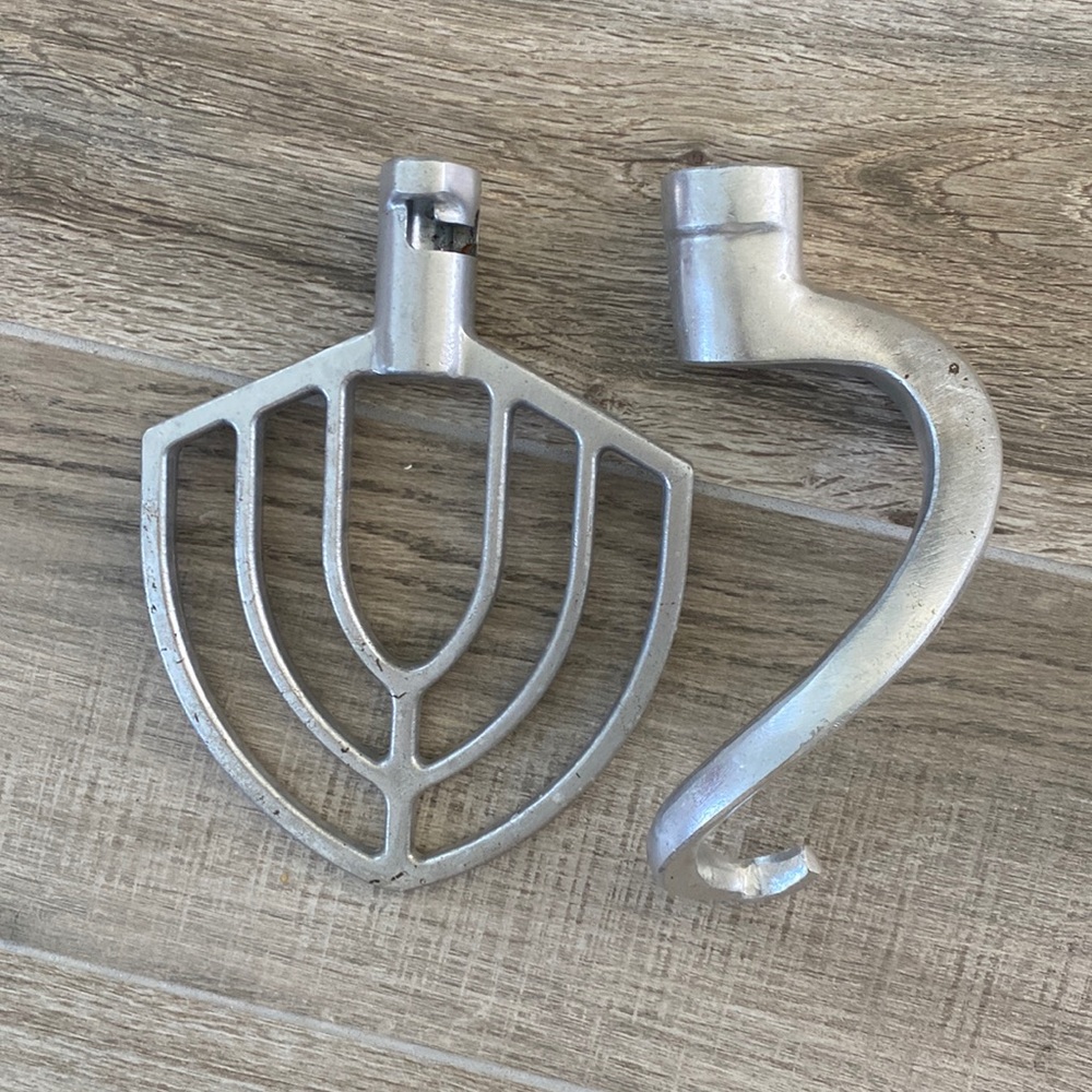HOBART Equivalent mixer attachments for industrial mixer.